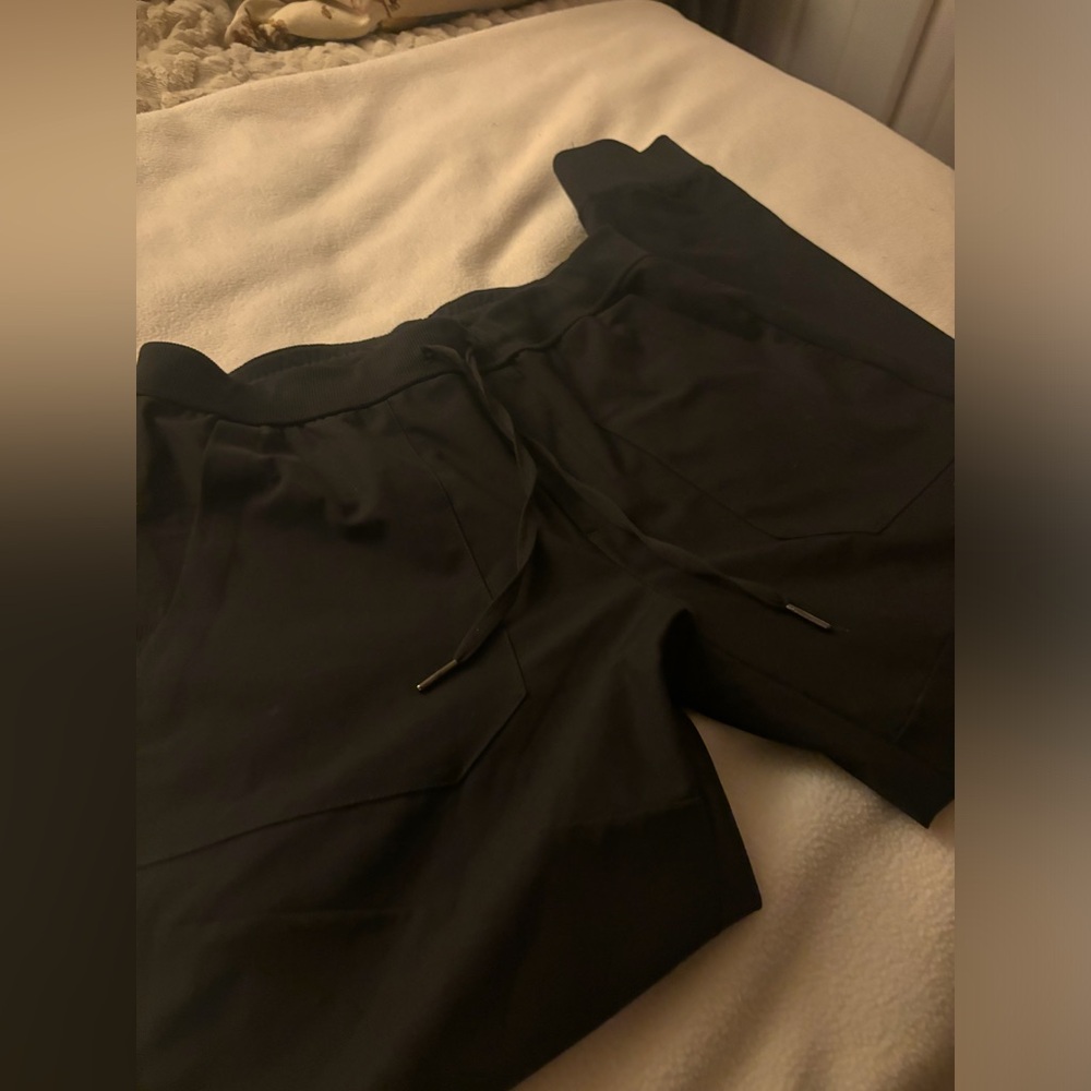 Black Sports Sweat Pants